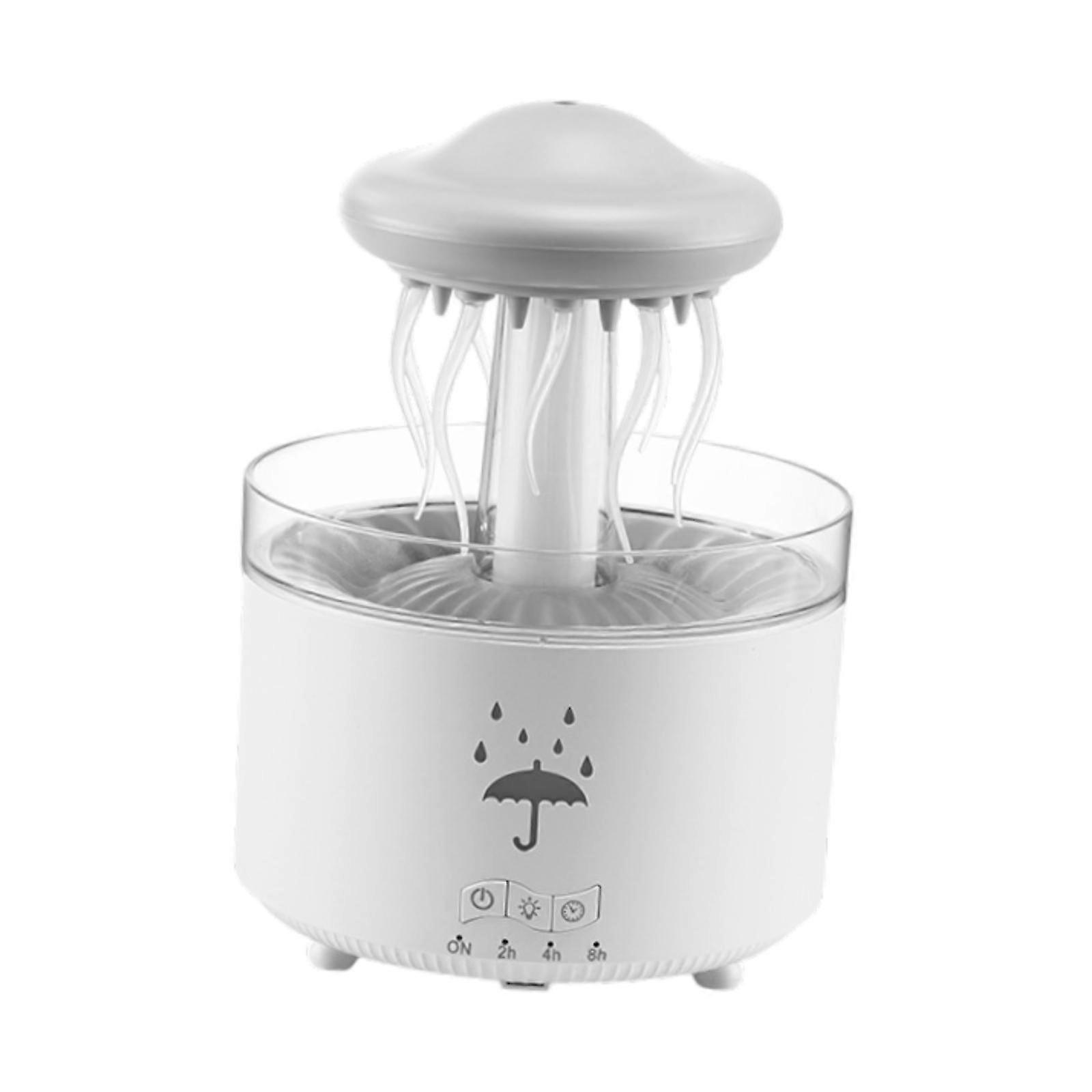 Rotating Raindrop Humidifier 300ml Scent Humidifier for Office Desktop Study