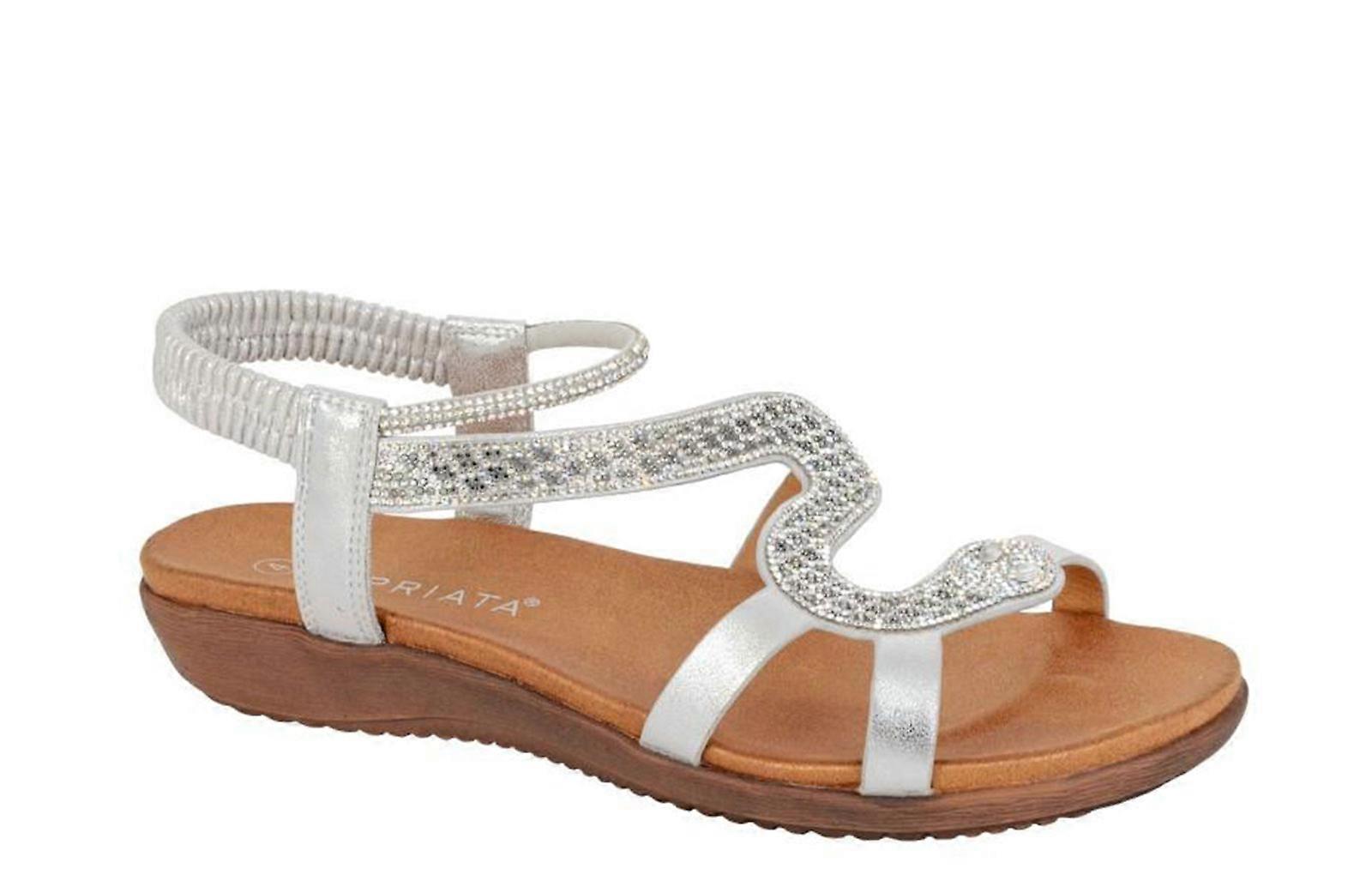 Cipriata Serpent Sandals Silver