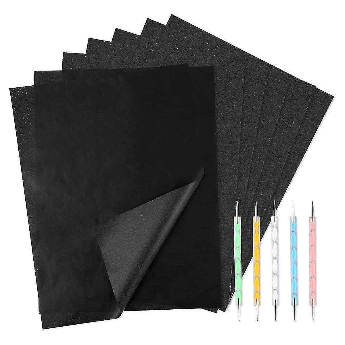 100 Sheets Carbon Transfer Paper Tracing Paper, Graphite Copy-paper Tracing And Transferring Drawings On Wood, Paper