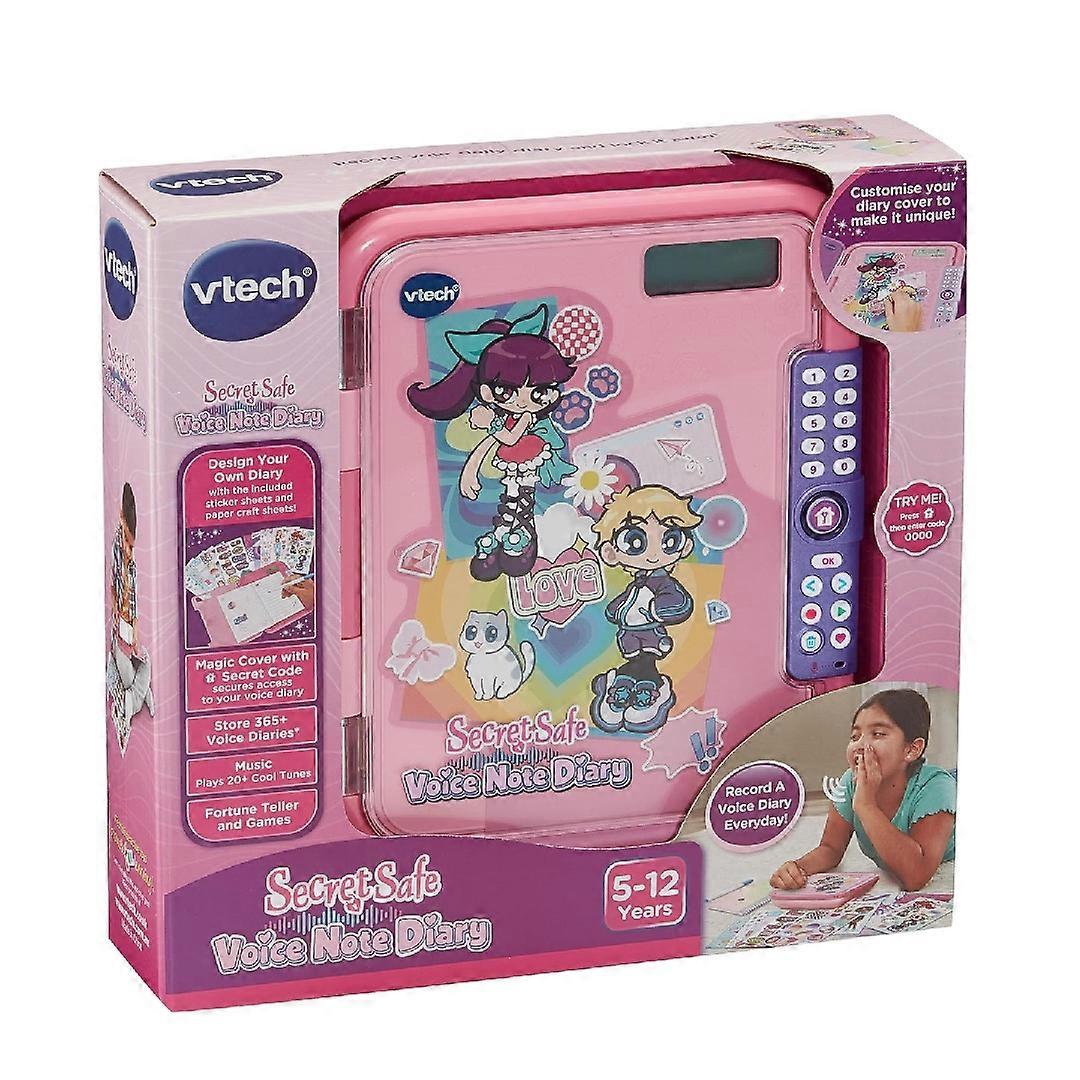 Vtech Secret Safe Voice Note Dagbog Interaktivt Legetøj