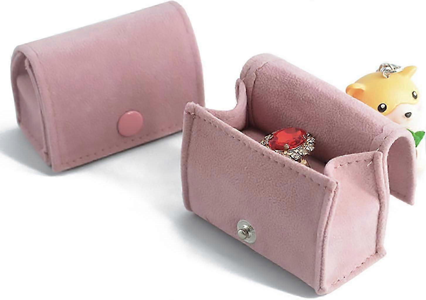 Vintage Ring Display Holder Case for Wedding Ceremony Proposal Engagement