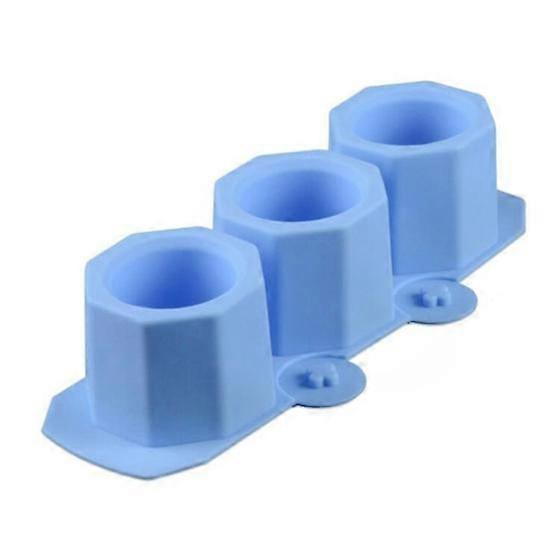 Octagonal Silicone Mold Flower Pot Cake Mould Clay DIY Craft Ice Cube Tray Tool