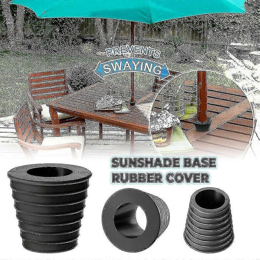 Gummideksel til parasollbase, stativ, hull til ringplugg til utebord