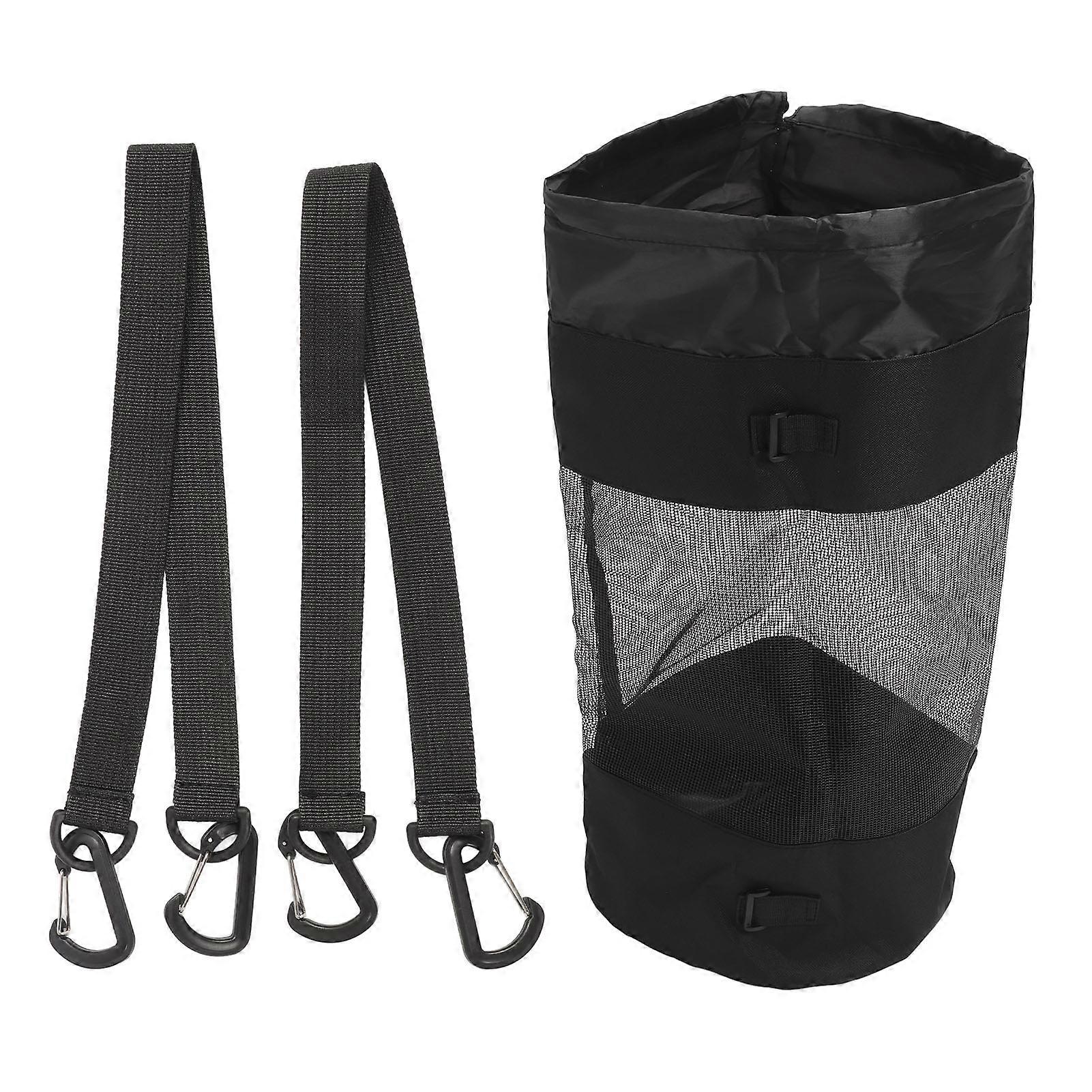 Boat Trash Can Large Capacity Easy to Use Hoop Mesh Boat Trash Bag Boat Garbage Can for Marine Yacht