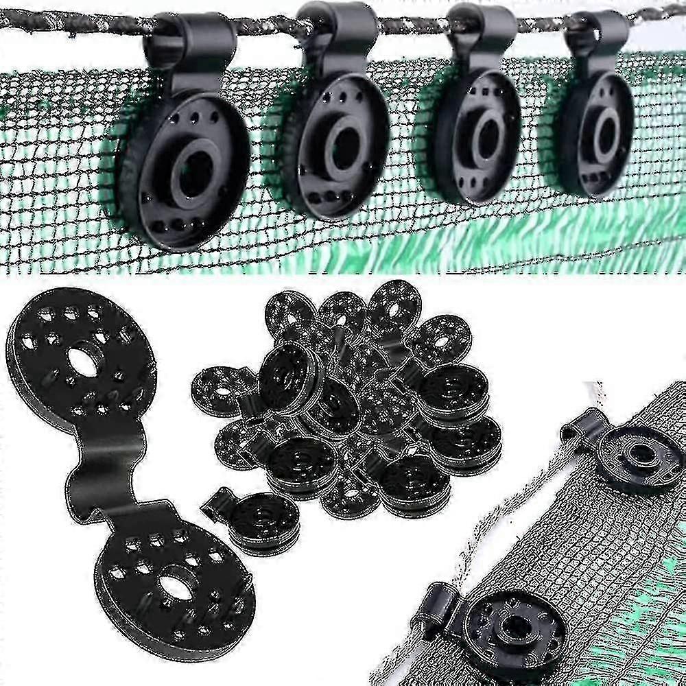 100 Pack Shade Cloth Heavy Duty Lock Grip, New Shade Cloth Fix Plastic Clamp, Premium Tarp Clips Fen