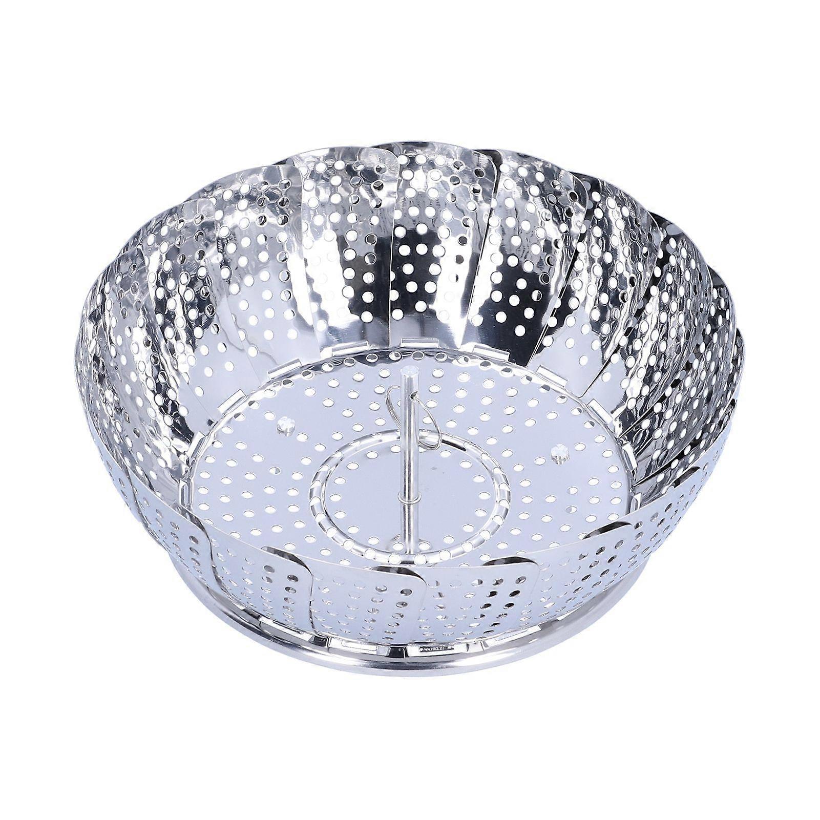 Steam Basket Multifunction Stainless Steel Folding Steam Rack Cookware Kitchen AccessoryS