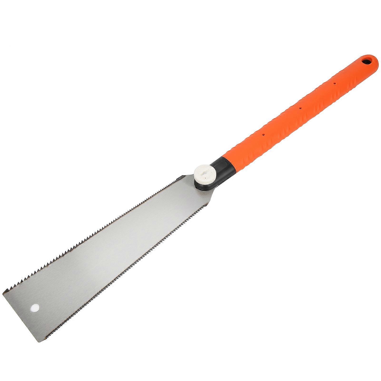Scie à bois manuelle à long manche et dents doubles de 10 pouces, accessoire pour scie à main