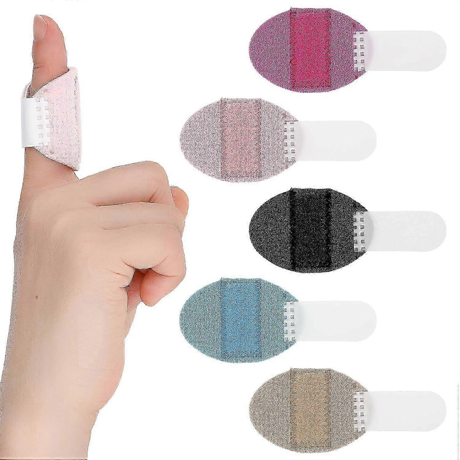 unique 5pcs Finger Splint, Single Straps Finger Splint Support Brace Kit Finger