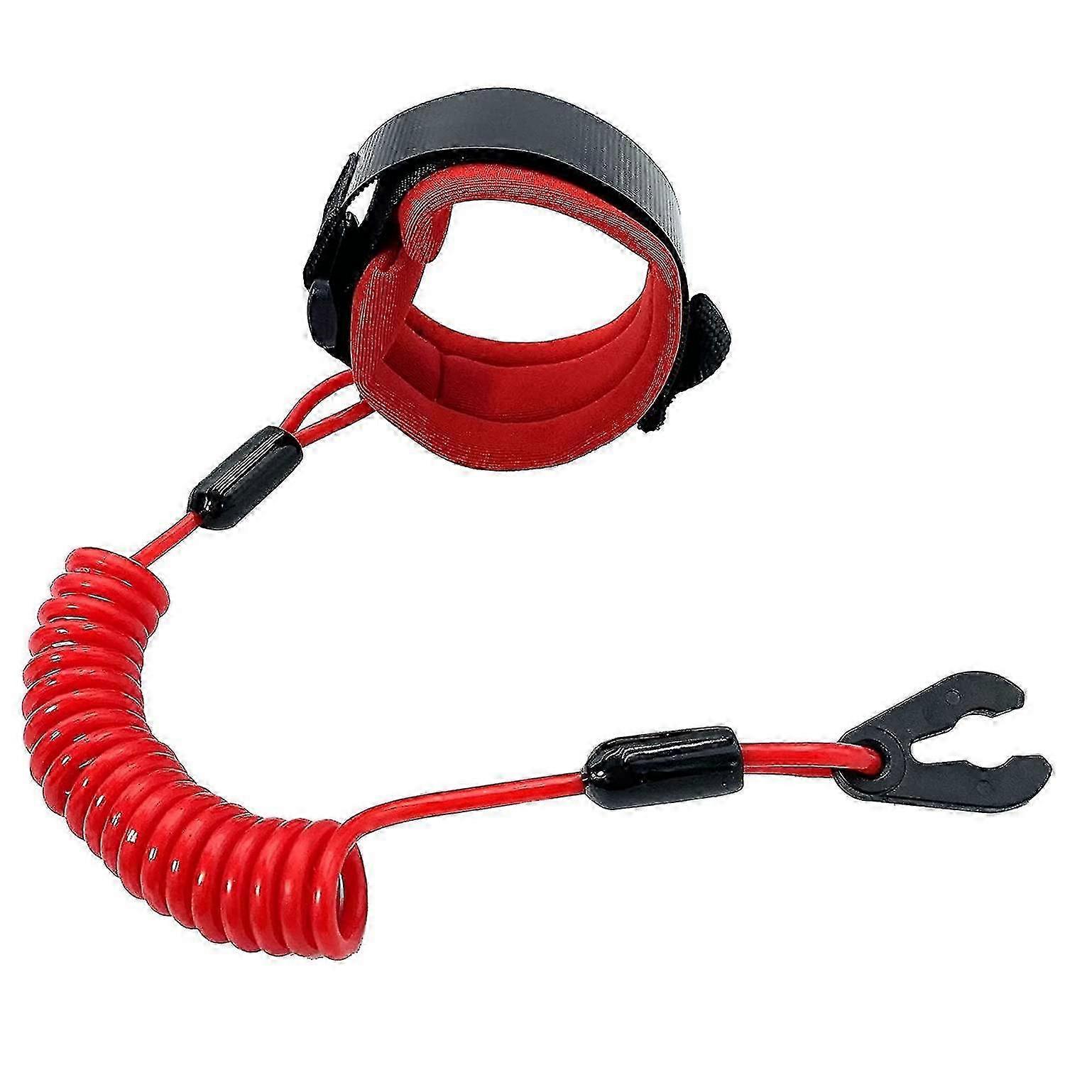 Boat Engine Emergency Stop Switch Safety Lanyard Cord Replacement For Yamaha Jet Ski Waverunner Waveventure Waveraider Wavejammer Waveblasterred1pcs)
