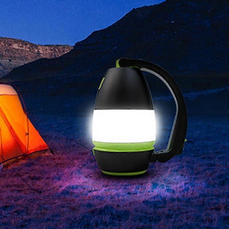 L001 5W USB Charging Hand-held LED Camping Lamp with Power Bank Function