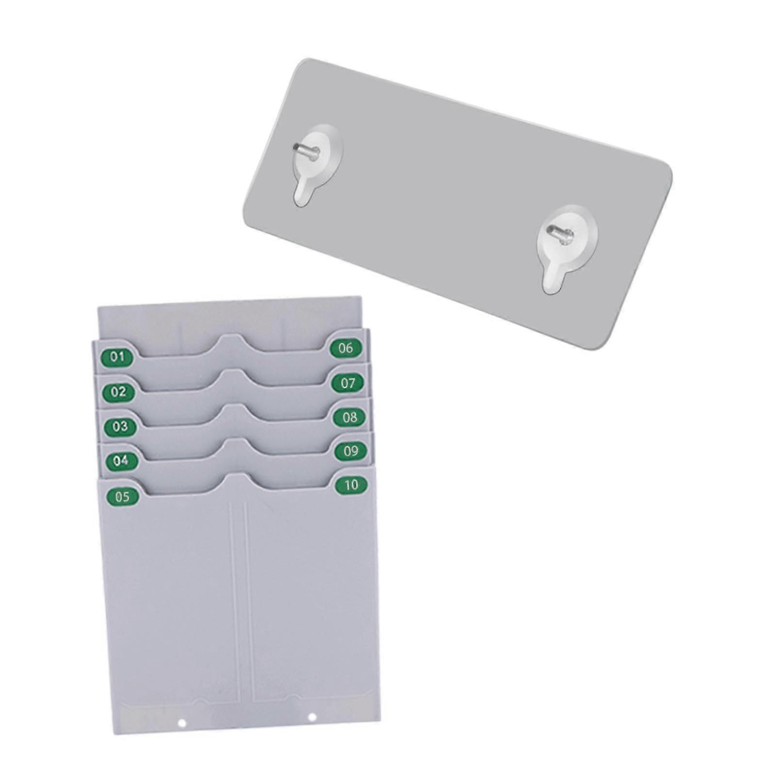 Time Card Holder Attendance Payroll Employee Assignment in Out for Warehouse 10 Slots