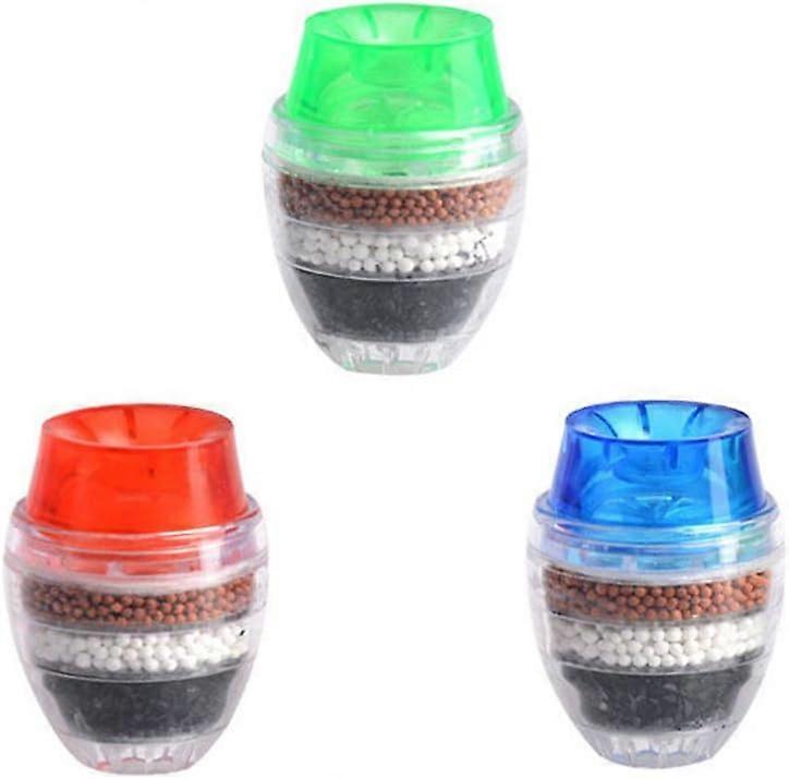 Faucet Water Filter, Layer-By-Layer Filtration Removes Contaminants, Portable Size Ideal For Travel And Camping