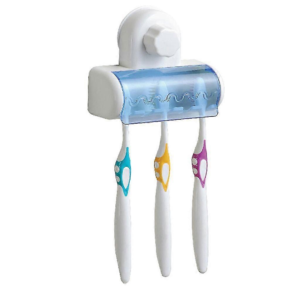 Toothbrush Rack Wall Mounted Toothbrush Holder Container With Cover