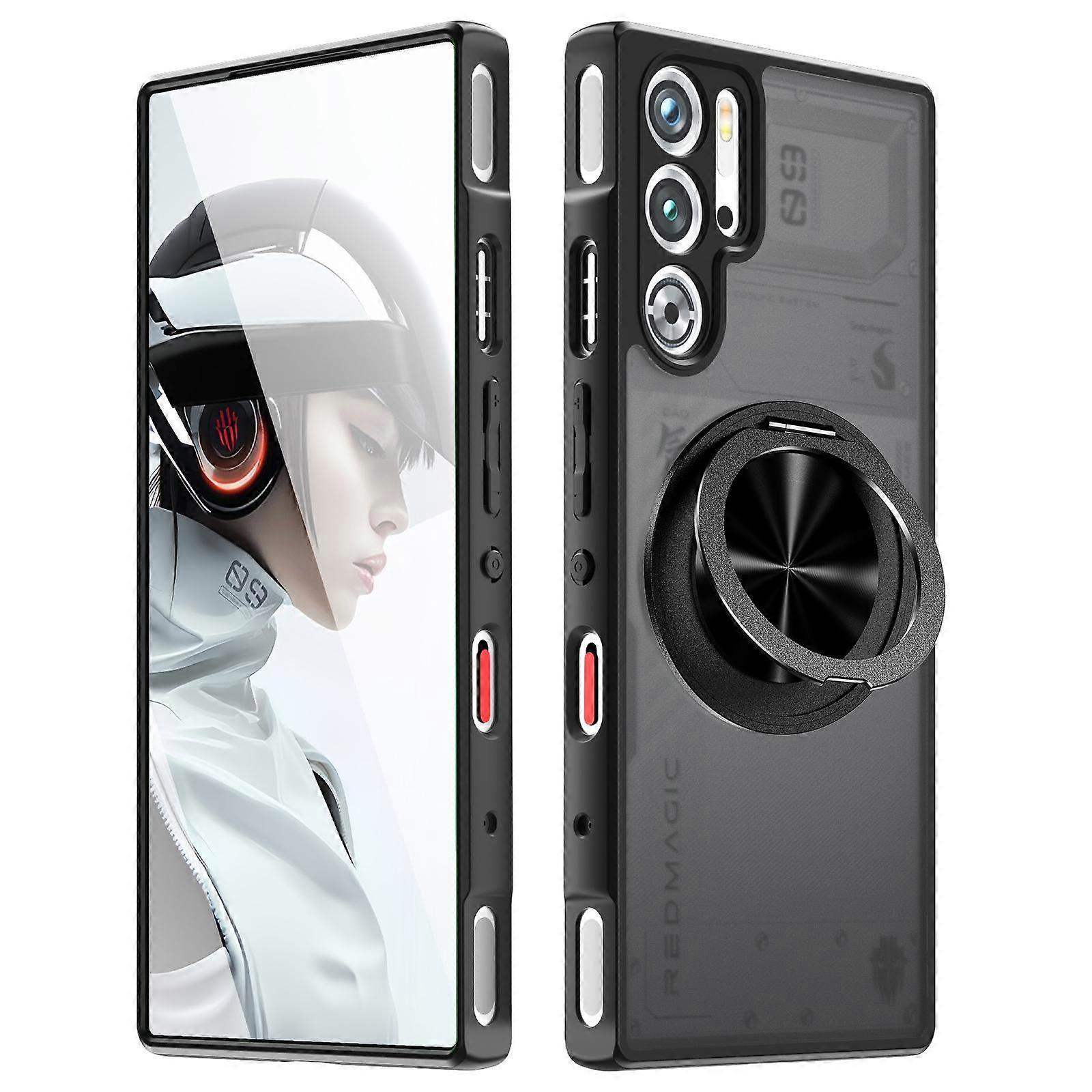 Rotating Ring Holder TPU Hybrid PC Phone Case