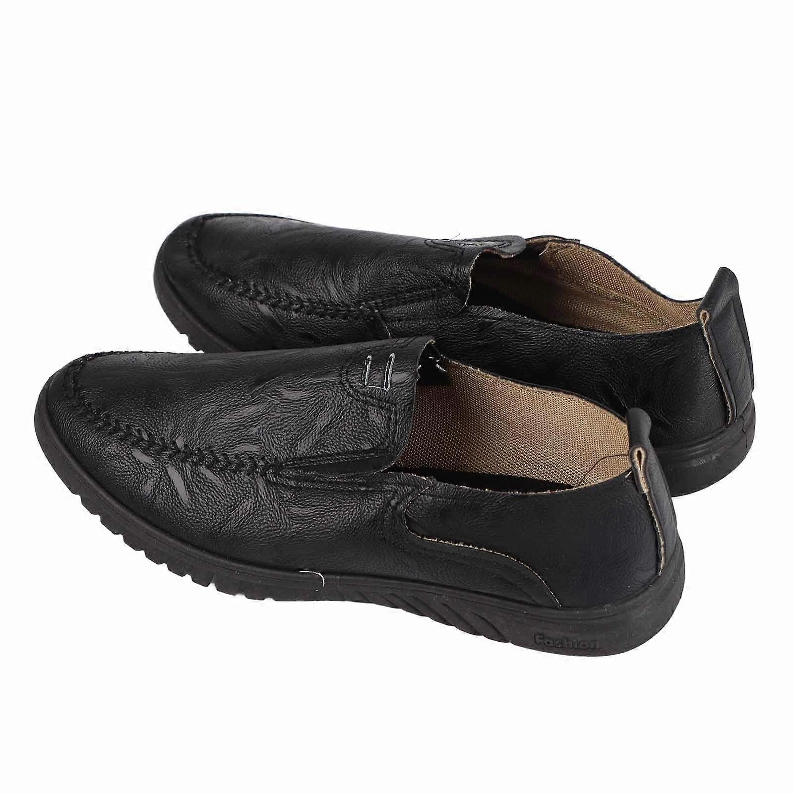 Flat Shoes Casual Fit Round Headed Soft Comfortable Men Flat Shoes for Driving Running