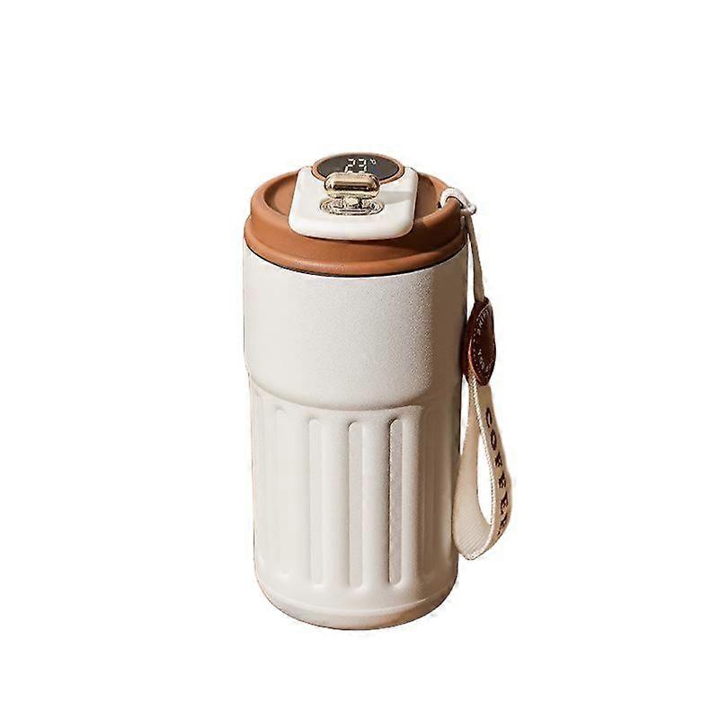 450ml Smart Termos Flaske Vann Digital LED Temperatur Kaffe Krus Kopp Rustfritt Stål Hydroflask Bærbare Vakuum Termoser