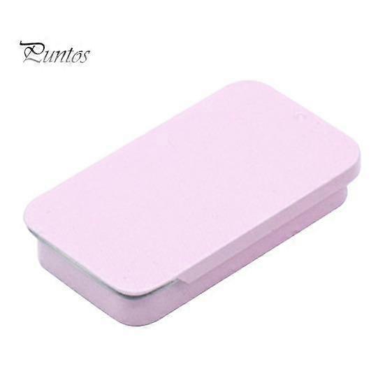 Mini Metal Tin Box Container Compact Design Portable Multipurpose Rectangular Empty Hinged Tins Box Container