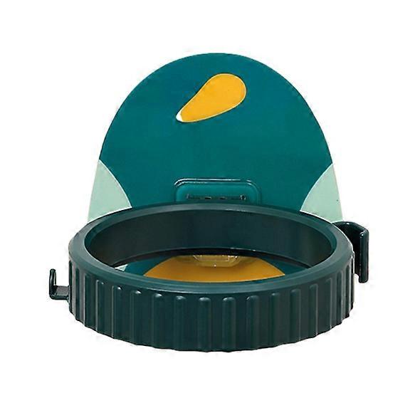 Wall-mounted hair dryer brackets and hooks do not require drilling