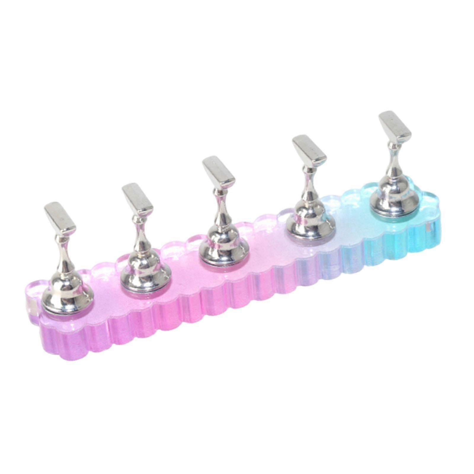 Acrylic Nail Practice Stand Nail Showing Shelf Training Practice Reusable Makeup