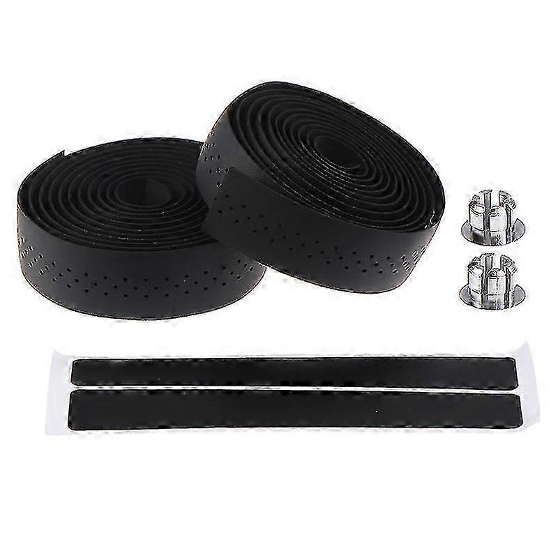 Breathable Soft PU Leather Perforated Handlebar Tape for Road Bikes