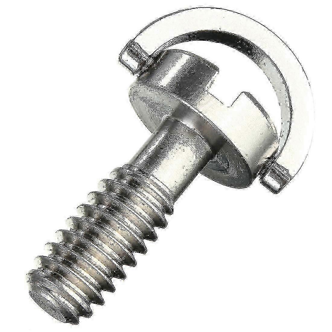 長い1/4 "Dリングネジステンレススチール互換カメラ三脚クイックリリースプレートシルバー