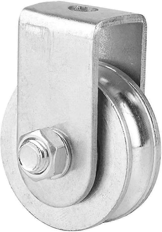 Pulley, 0.3 Ton Single Loading Pulley Swivel Block Pulley Roller Lifting Wheel for Wire Rope