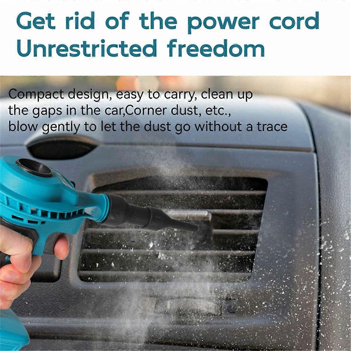 18V Cordless Air Duster Blower Keyboard Cleaning for Battery