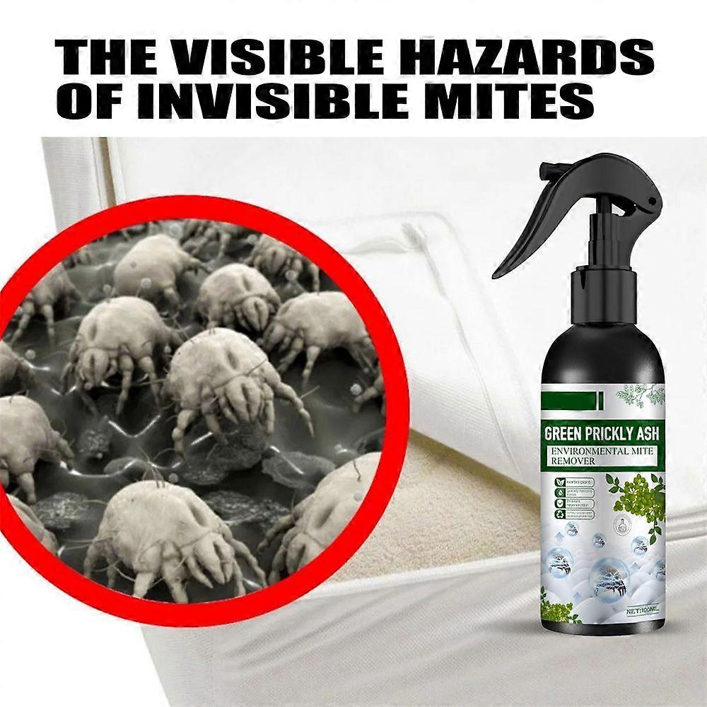 Image showcasing 1/2/3Pcs Bed Bug Dust Mite Killer Natural Spray Treatment For ...