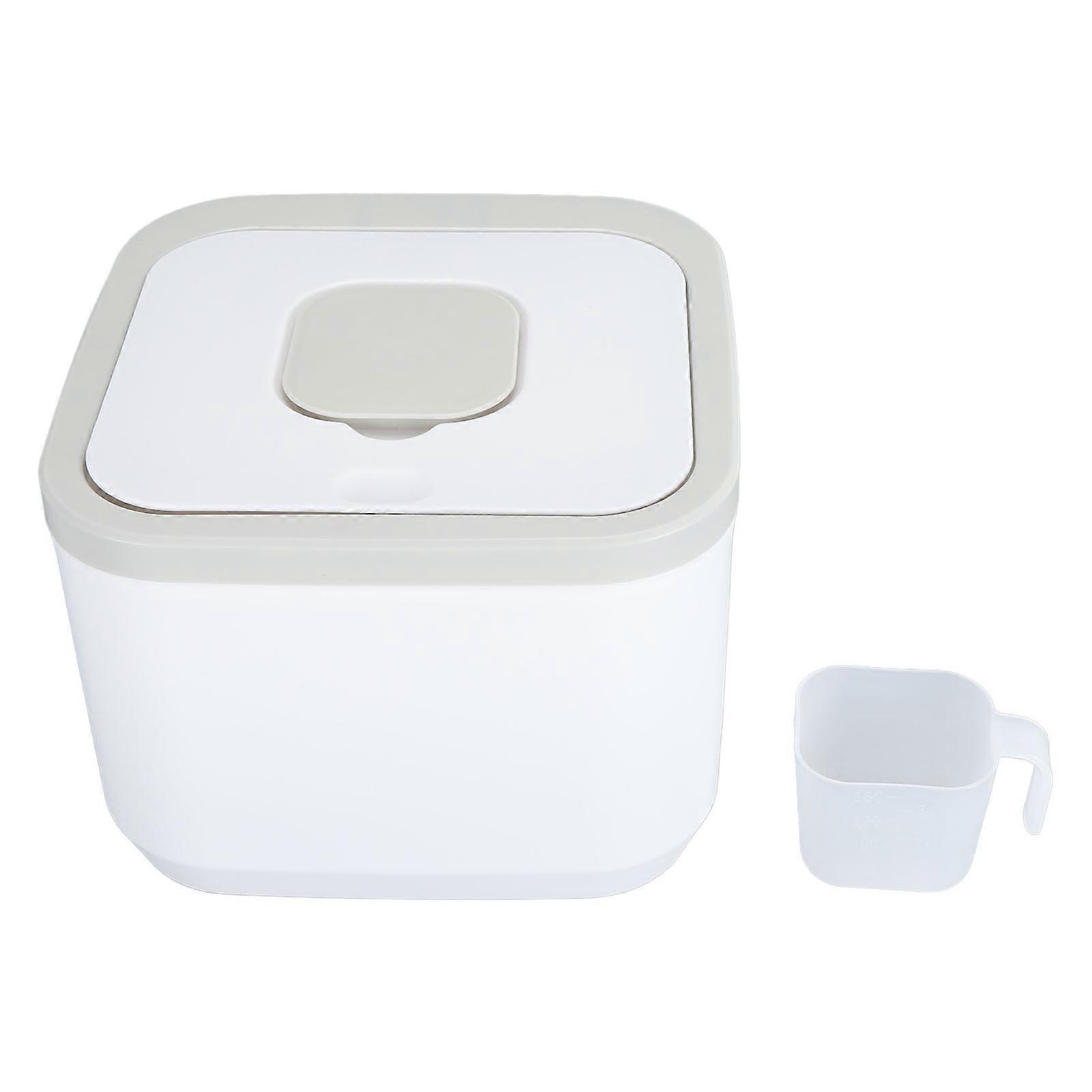 Rice Container Airtight Large Capacity Stackable Rice Storage Box with Lid for Flour Sugar Grains 15kg/33.0lb