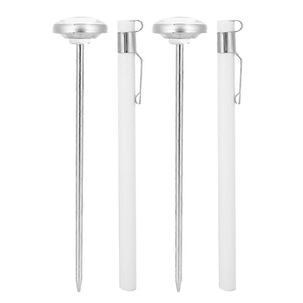 2pcs Professional Kitchen Milk Bottle Thermometer Instant Read Needle Thermometer Cooking Tools