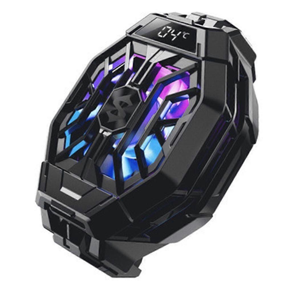Black-Shark 2Pro Cooler Fan Temp Display with RGB Light Back Clip Heat Sink