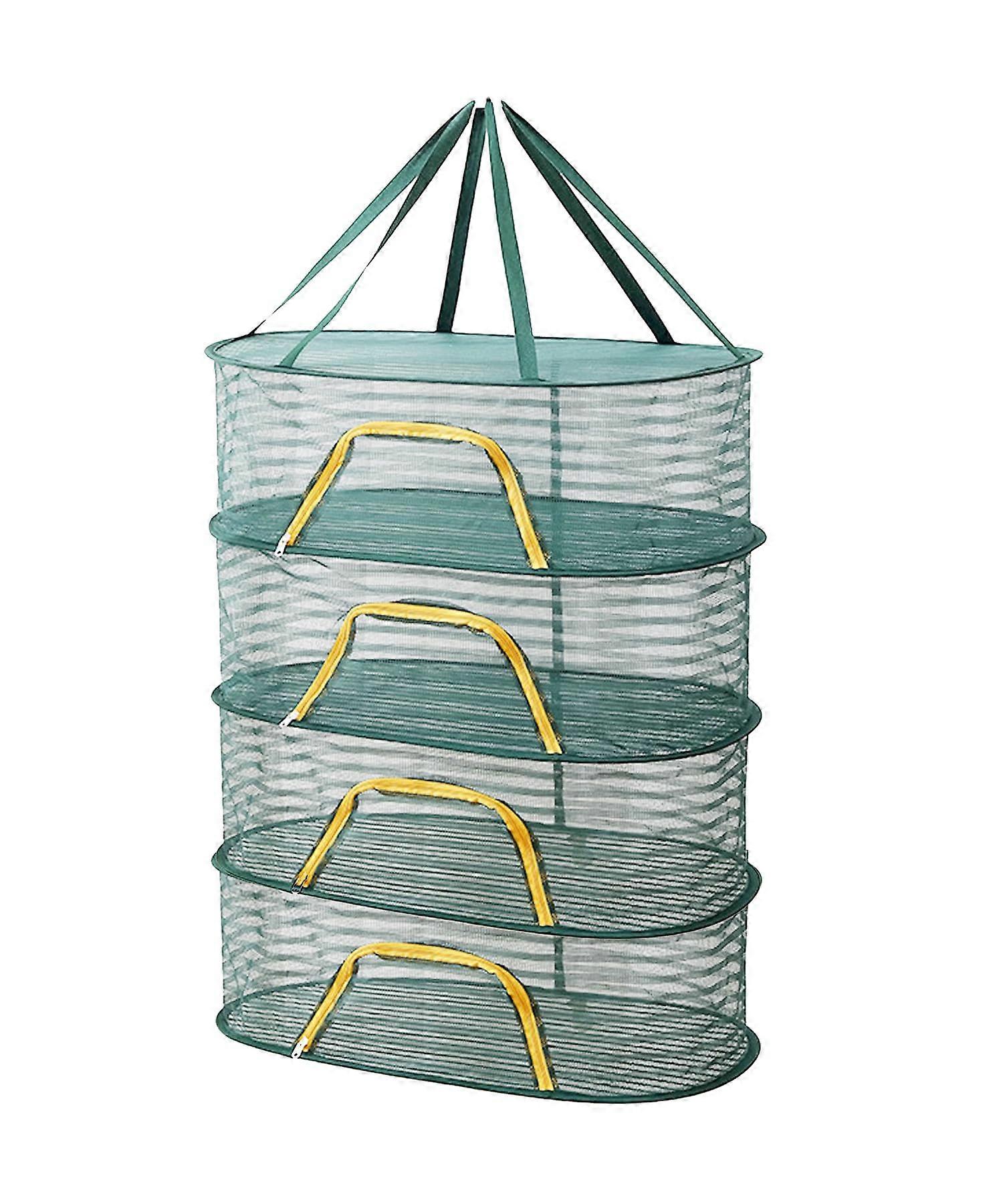 Multi-Tiered Foldable Drying Net for Vegetables 4Layer