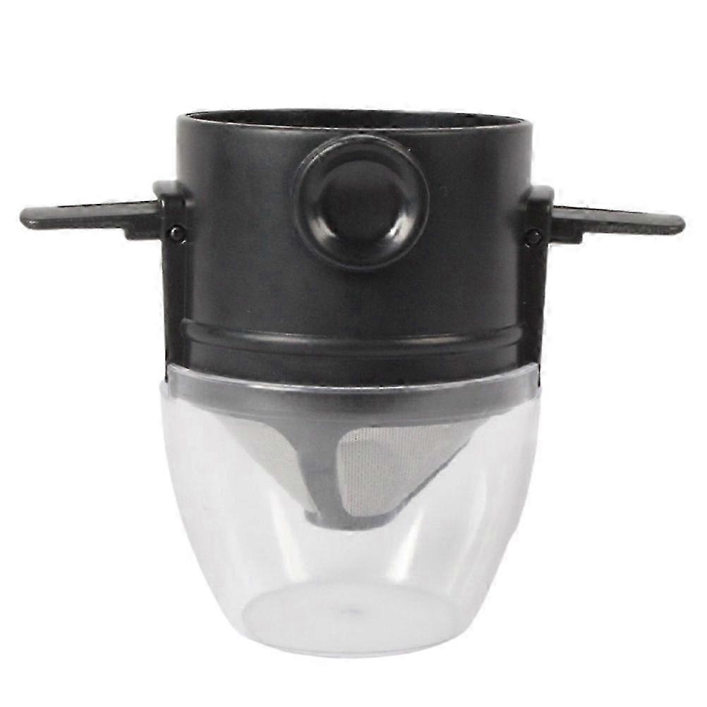 Reusable Pour Over Coffee Dripper with Double-Layer Stainless Steel Filter for Efficient Coffee Making