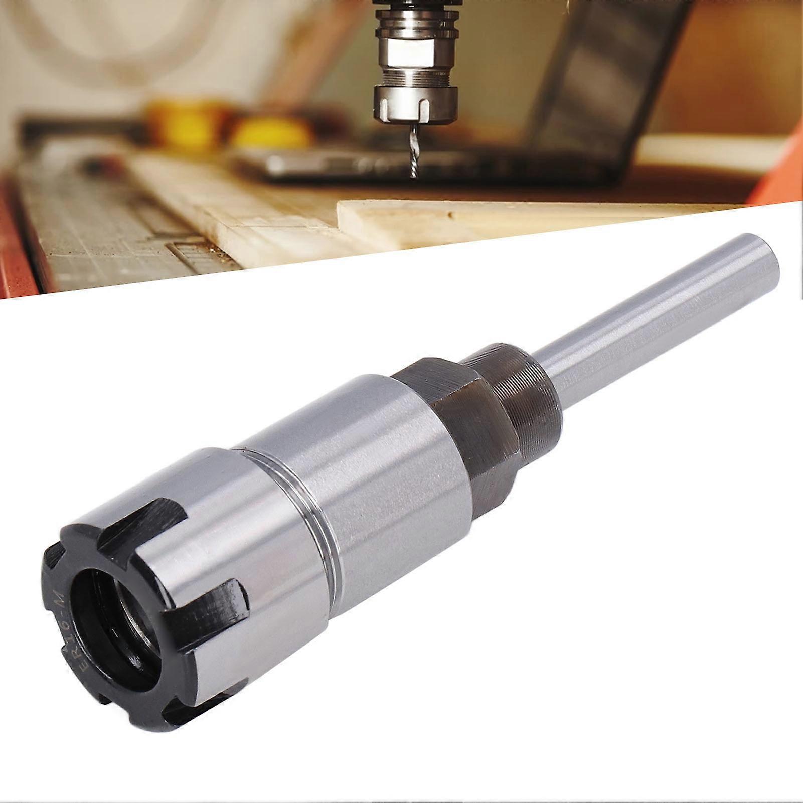 Router Bit Extension Rod Cemented Carbide Adapter 1/4in Round Shank for Trimming