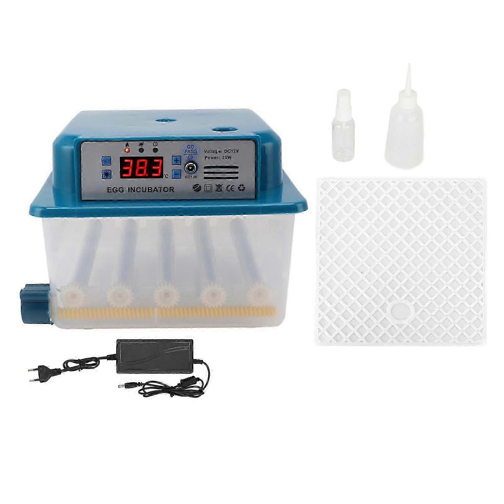 Fully Automatic Chicken Egg Hatcher 16 Eggs Constant Temperature Egg Incubator for Chicken Duck Quail Goose Eggs EU Plug 100?240V