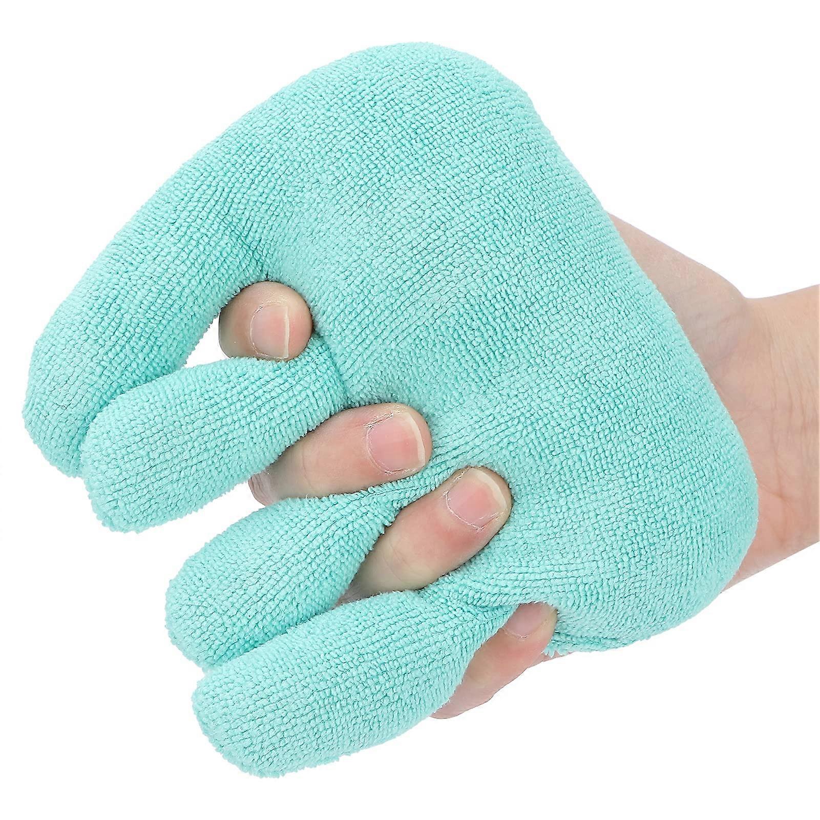 Finger Contracture Pillow with Cone Finger Separator, Comfortable Palm Handles for Hand Grip, Ideal for Finger Rehabilitation and Support