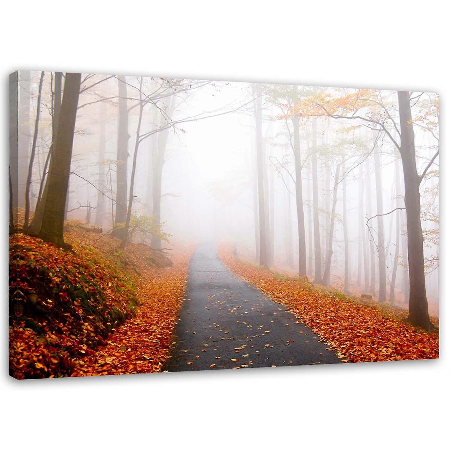 Imprimeu pe pânză, Toamna aurie în parc - 120x80