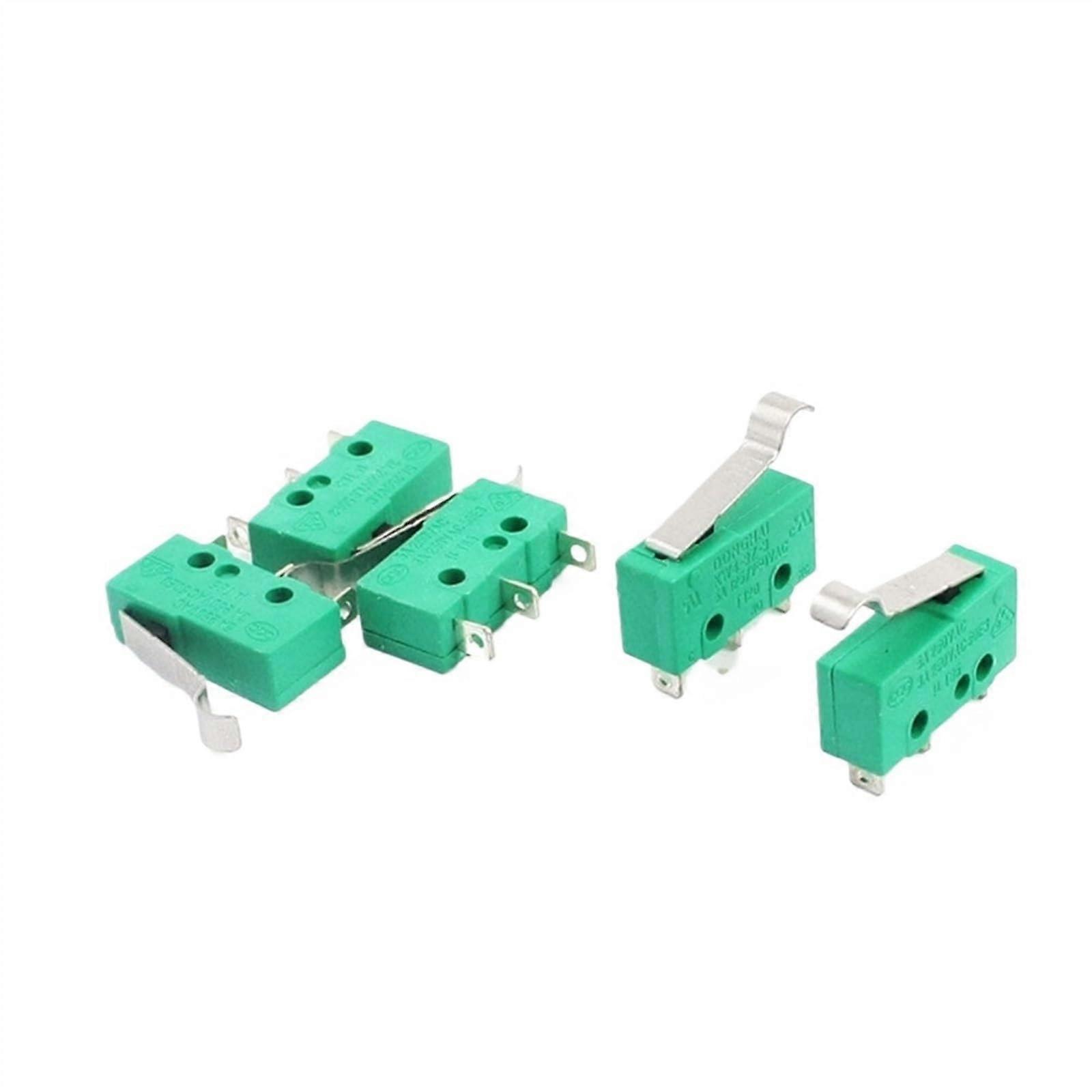 KW4-3Z-3 SPDT NO NC Momentary Hinge Lever Limit Switch 5pcs Micro Switch for Automation Control Systems