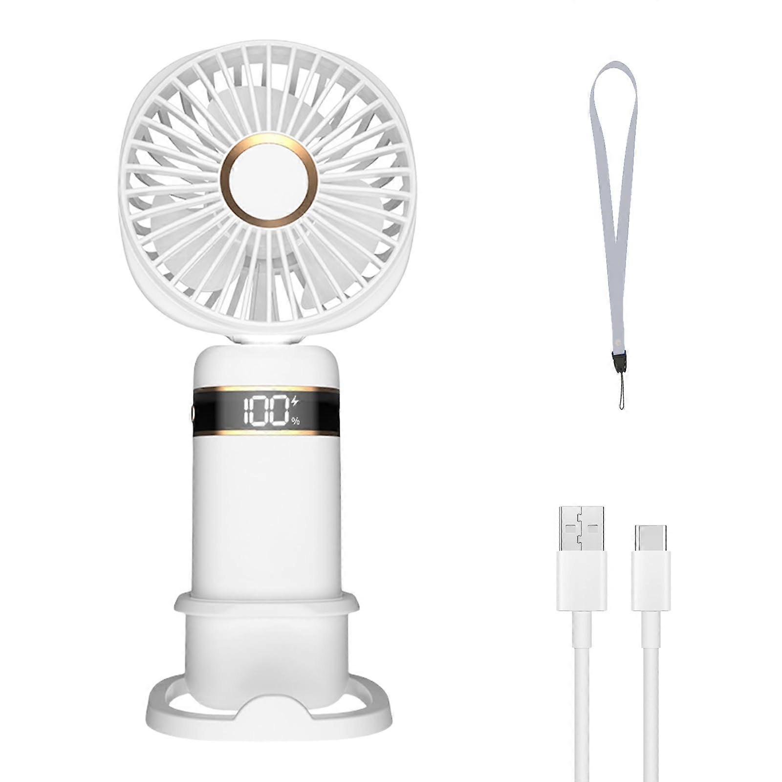 USB Fan Cooling Fan Portable Handheld ABS Design for Office, Camping, and Everyday Use - Compact and Lightweight