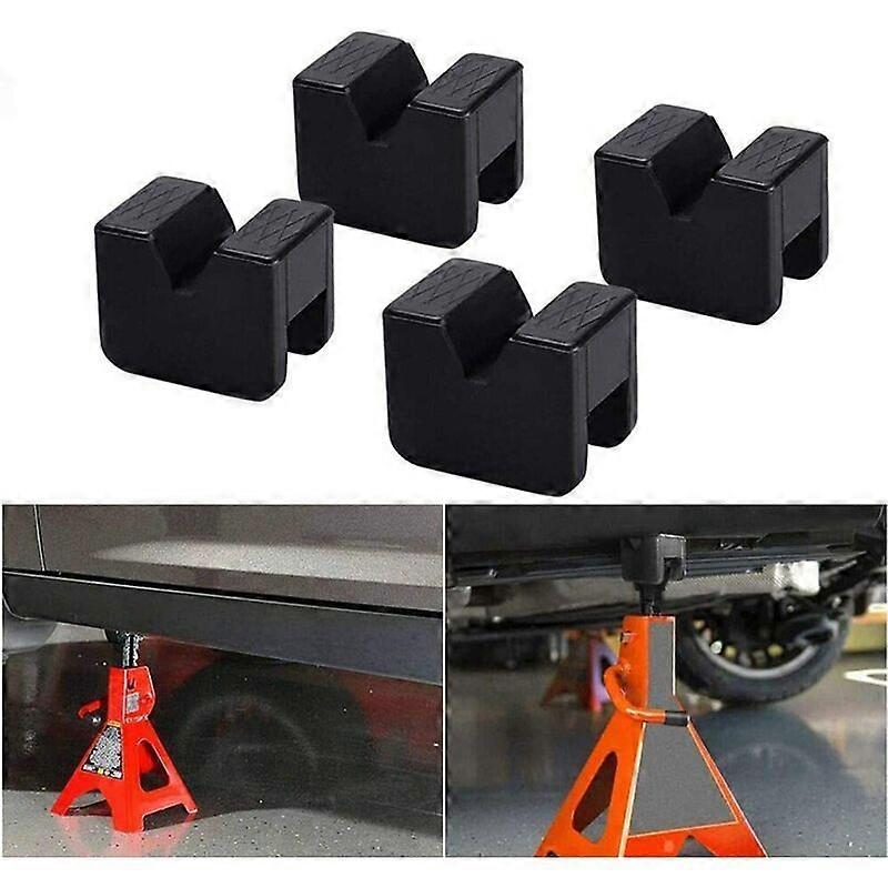 Rubber Jack Pad 4 Pieces 635044mm for Jack Universal Rubber Pad for Cars/SUV Sturdy and Practical