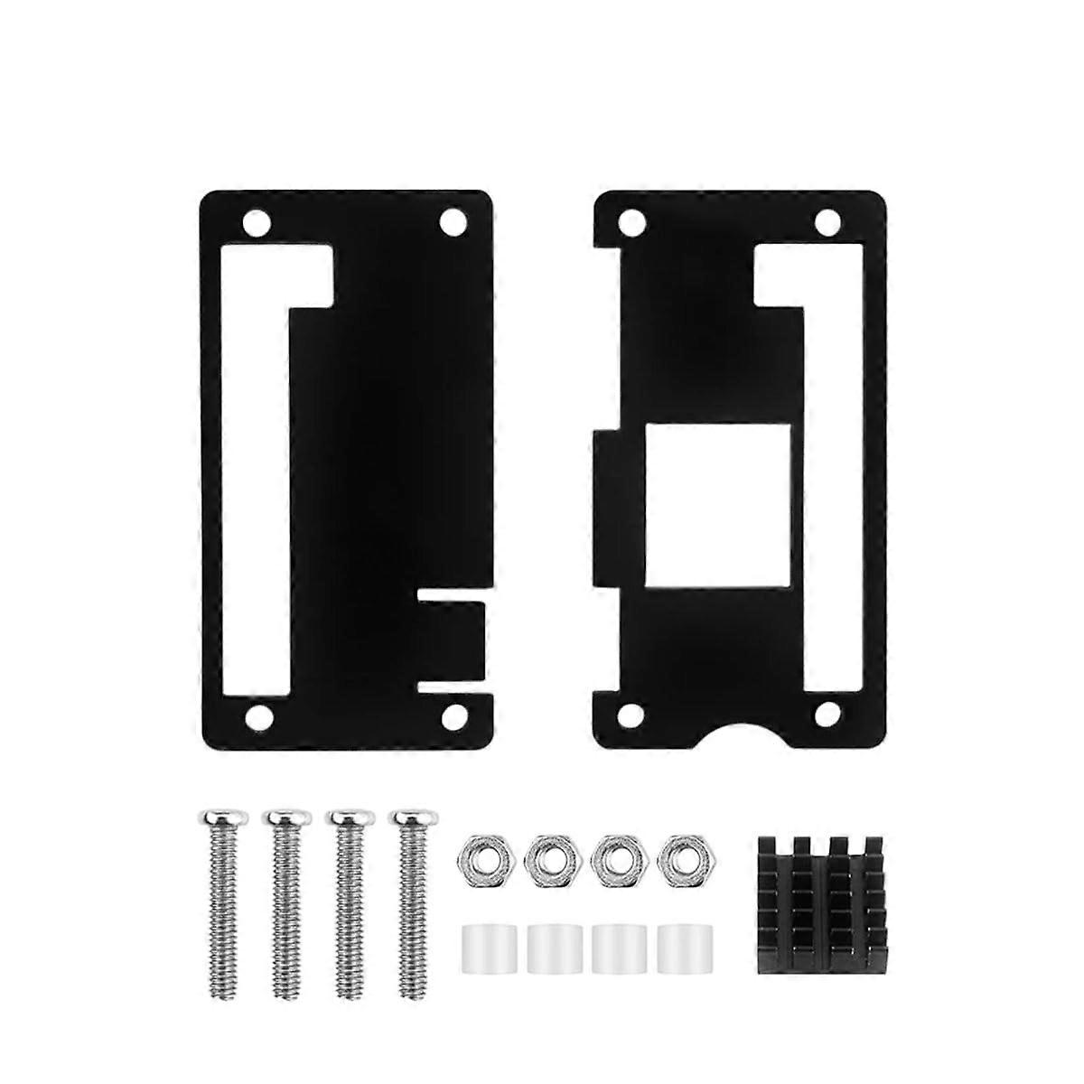 Option 6Raspberry Pi Zero 2 W Acrylic Case Clear Black Blue Shell Optional Passive Cooling