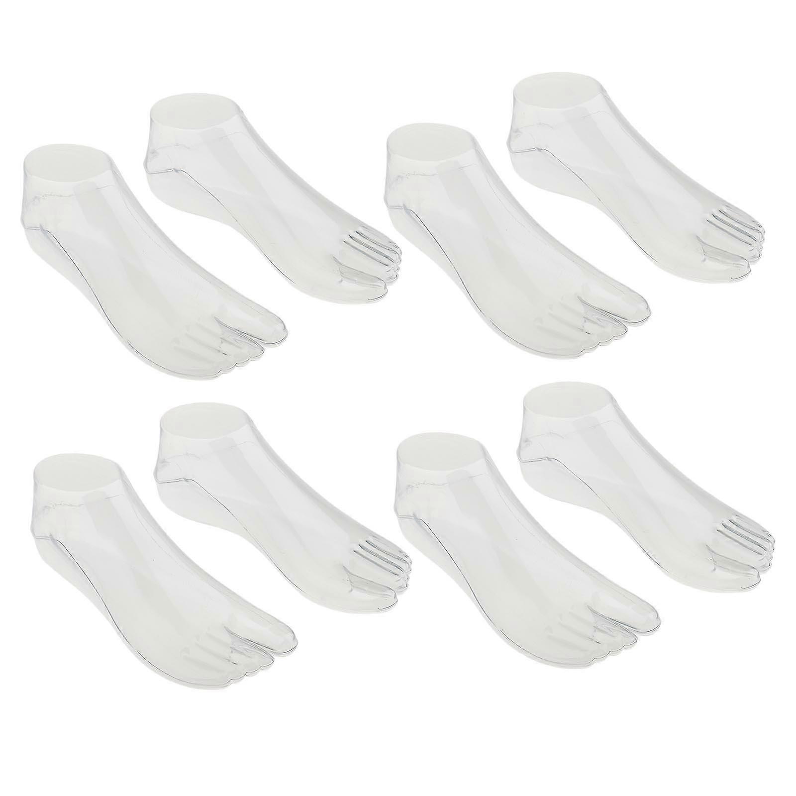 4 Pair Mannequin Foot Thong Model Display Repeated Use Shoe Stretcher Tool
