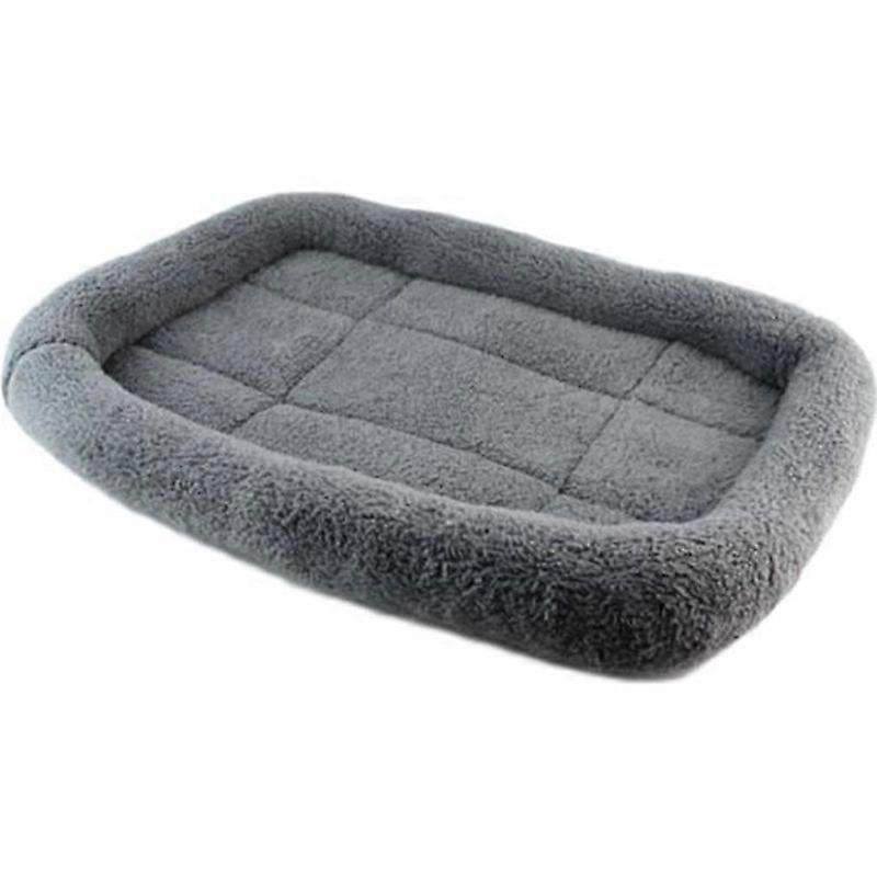 Soft Plush Pet Dog Puppy Cat Bed Autumn Winter House Nest Size GrayBASKET - BASKET - CUSHION - HAMMOCK - 40X28X7CM