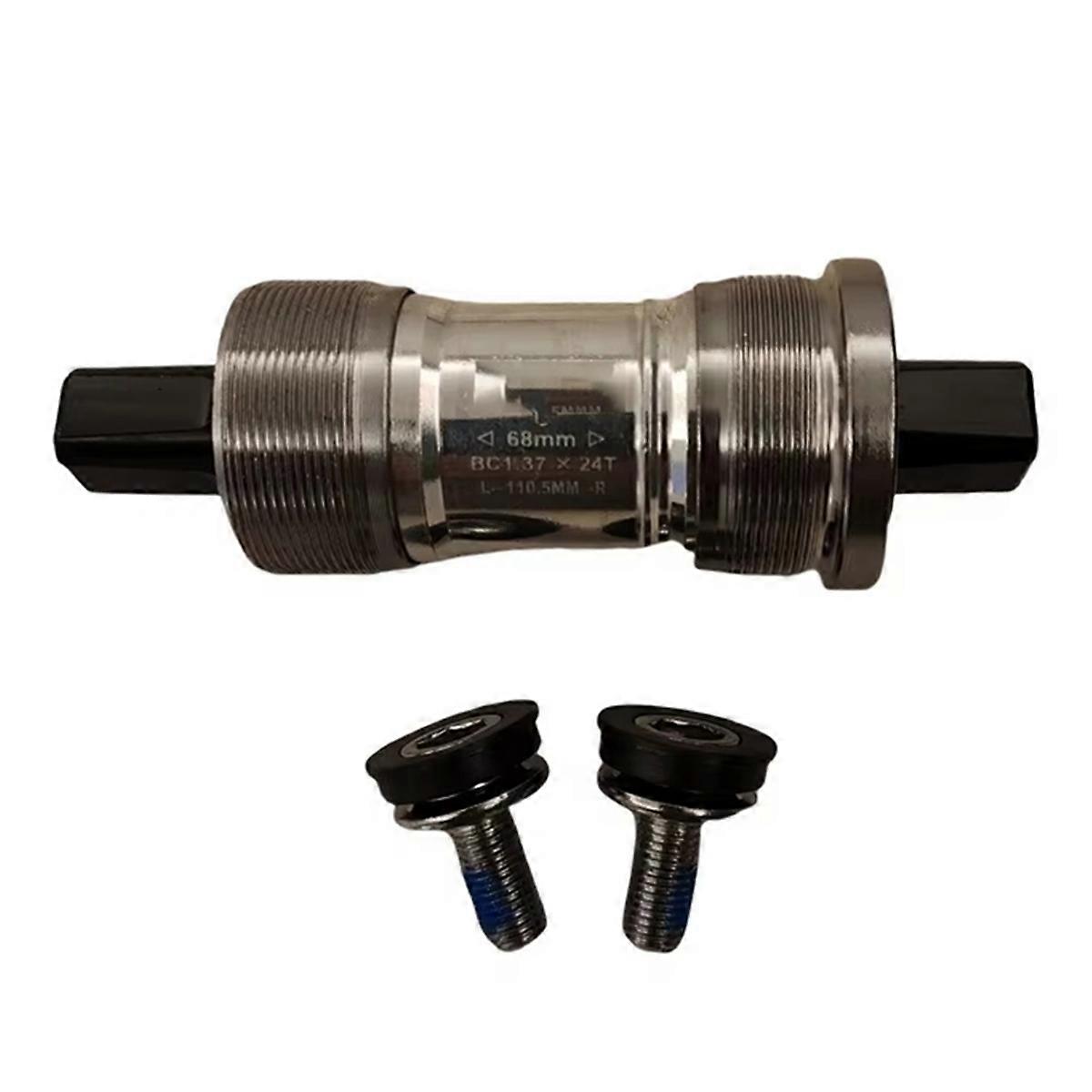 Mountain Bike Bottom Bracket 68mm,Portable Square-Taper,Size: 110.5mm