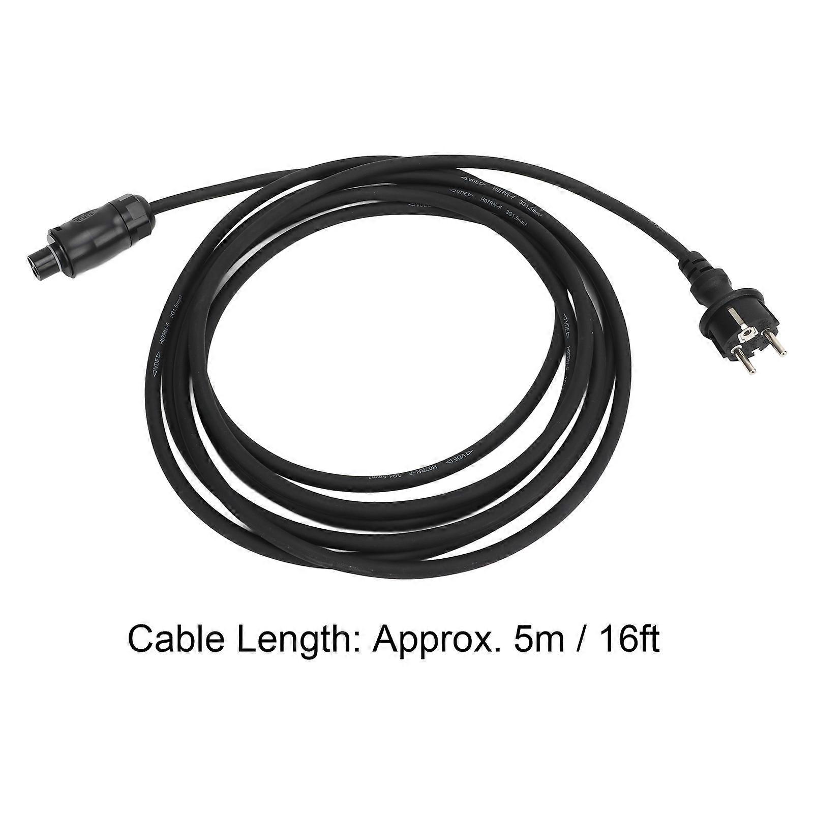 Cable de micro inversor de CA de 5 m Cable de cable de inversor de CA fotovoltaico