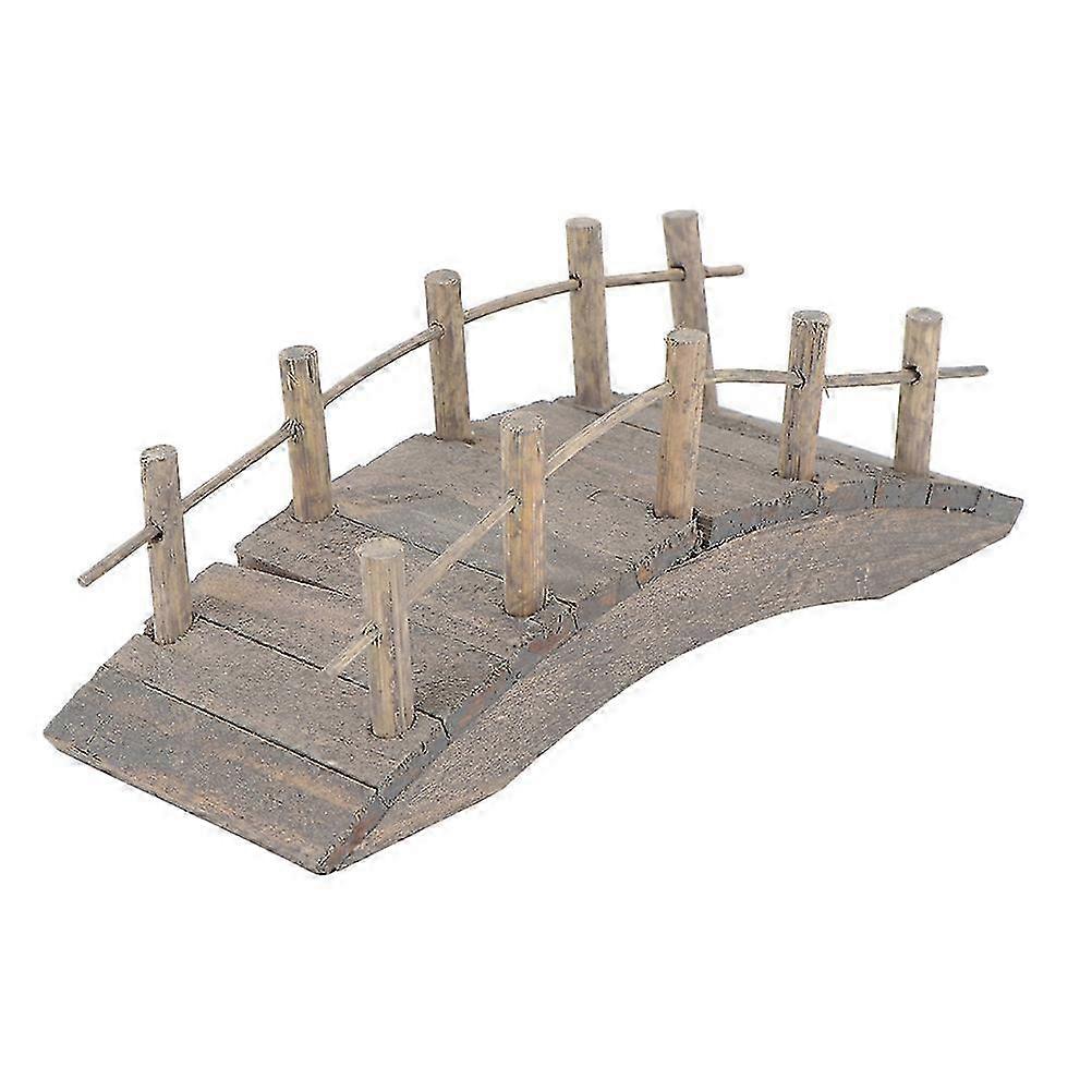 Simulation Miniatur Brücke Dekor Miniatur Haus Versorgung Holz Bogen Brücke
