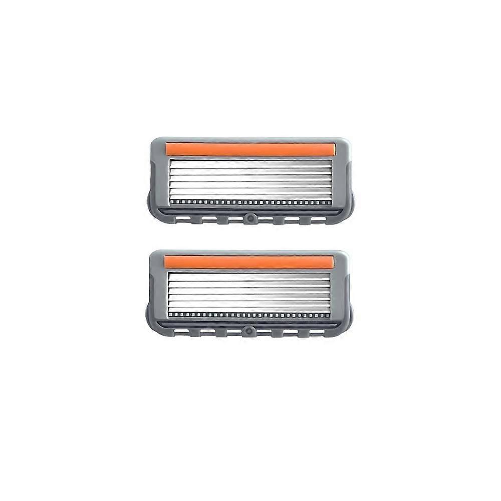 Six Blade OpenBack System Skin Razor Refills for Men