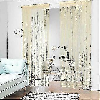 3m Door String Glitter Tassel Curtain Room Divider Window Panel Fringe Fly Screen