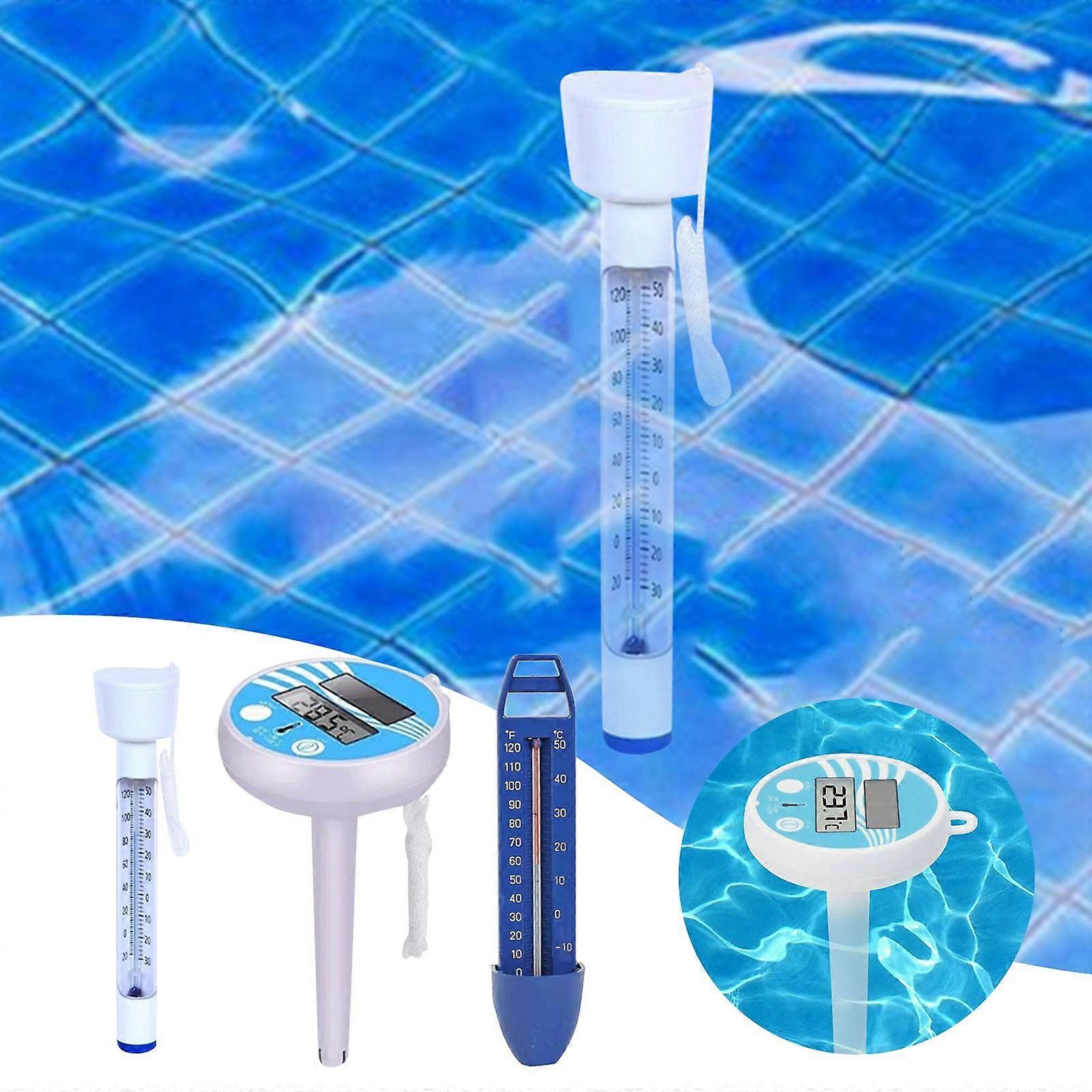1 PCS Schwimmender Pool Pool versorgt Pool mit Tether Blau misst Wassertemperatur Pools Spas Whirlpools 15ml