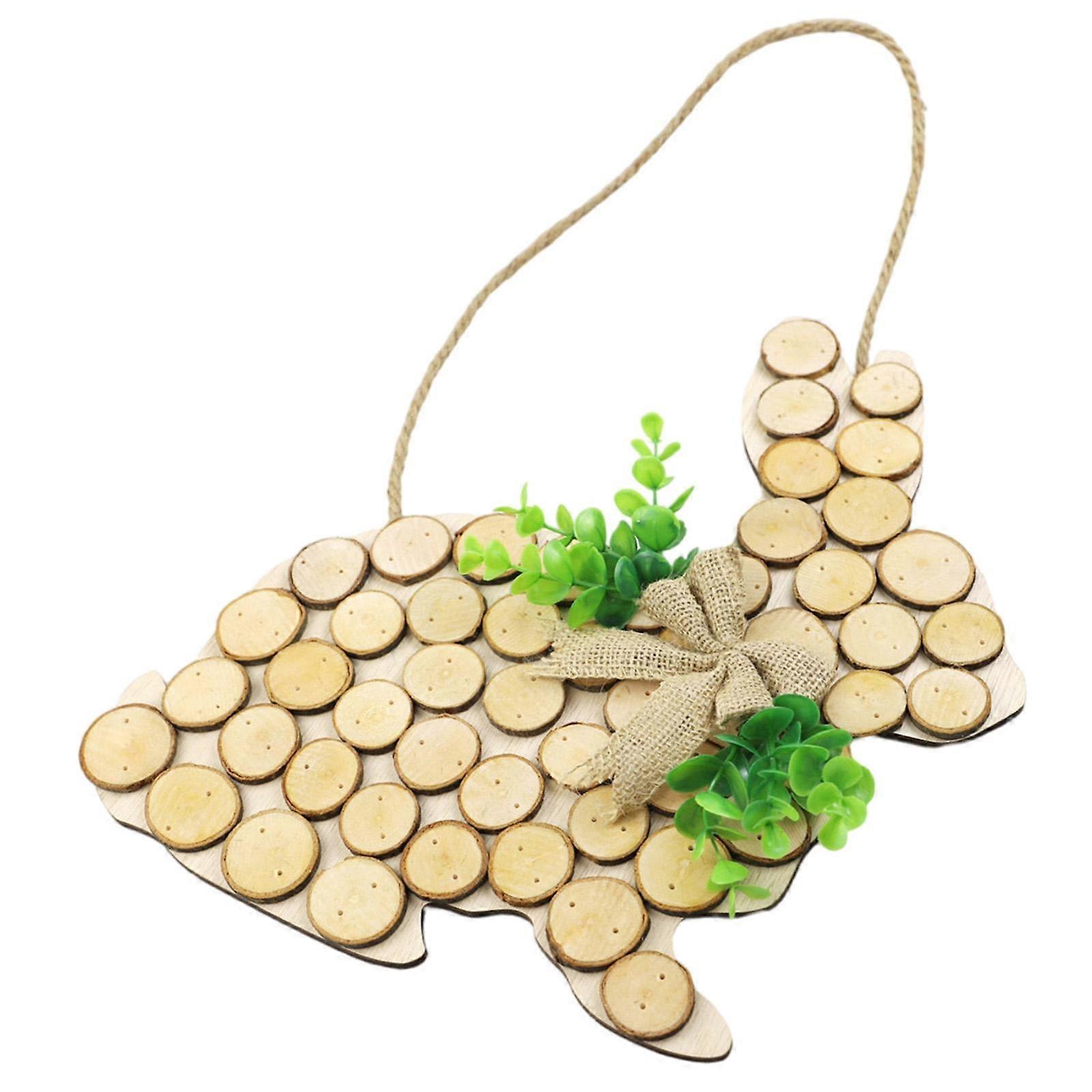 Happy Easter Door Wreath Hanger Decorations for Front Door Happy Easter Bunny